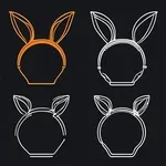 rabbit ears headband image